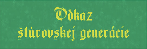 Odkaz štúrovskej generácie