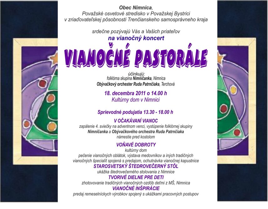 VIANOČNÉ PASTORÁLE