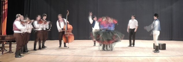 Súťaž choreografií folklórnych kolektívov - FS Povazan, PB, Z Ameriky idzem (1)