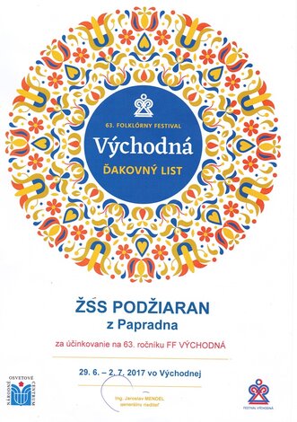 Východná - Východná 2017 FSk Podžiaran PAPARADNO