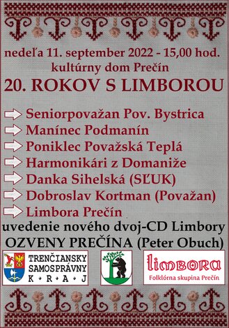 Limbora - 20. výročie - plagat limbora 20 vyrocie 2022