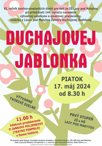 Duchajovej jablonka - PLAGÁT DJ 2024