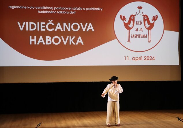 Keď si ja zaspievam - regionálne kolo videičanovej habovky - 28 VH Ked si ja zaspievam 2024