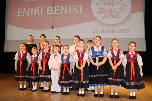 Morena, morena – výsledky regionálneho kola 30. ročníka celoštátnej postupovej súťaže a prehliadky detských folklórnych súborov eniki beniki - Eniki beniki reg morena pb mar 2025 14 zm