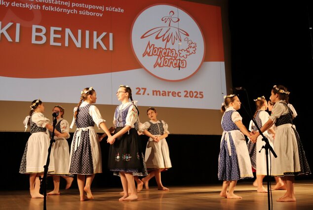 Morena, morena – výsledky regionálneho kola 30. ročníka celoštátnej postupovej súťaže a prehliadky detských folklórnych súborov eniki beniki - Eniki beniki reg morena pb mar 2025 25 zm