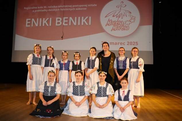 Morena, morena – výsledky regionálneho kola 30. ročníka celoštátnej postupovej súťaže a prehliadky detských folklórnych súborov eniki beniki - Eniki beniki reg morena pb mar 2025 26 zm