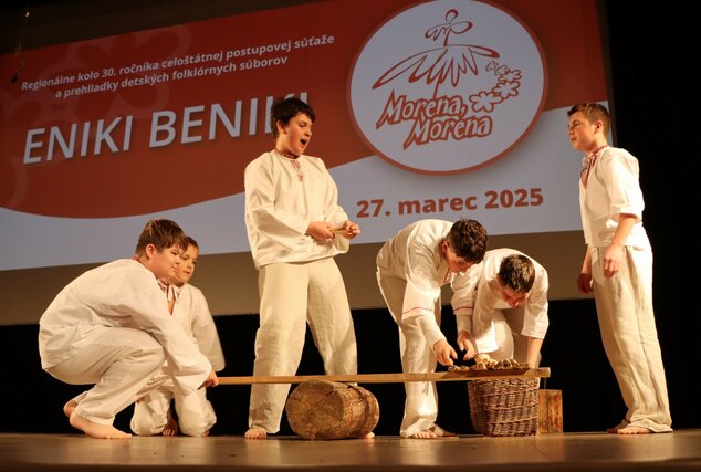 Morena, morena – výsledky regionálneho kola 30. ročníka celoštátnej postupovej súťaže a prehliadky detských folklórnych súborov eniki beniki - Eniki beniki reg morena pb mar 2025 34 zm