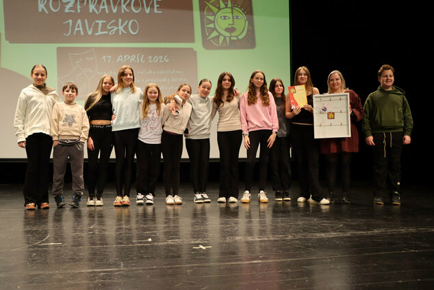 Rozprávkové javisko 2026 - výsledky krajského kola 53. ročníka celoštátnej postupovej súťaže a prehliadky detskej dramatickej tvorivosti - IMG_0736