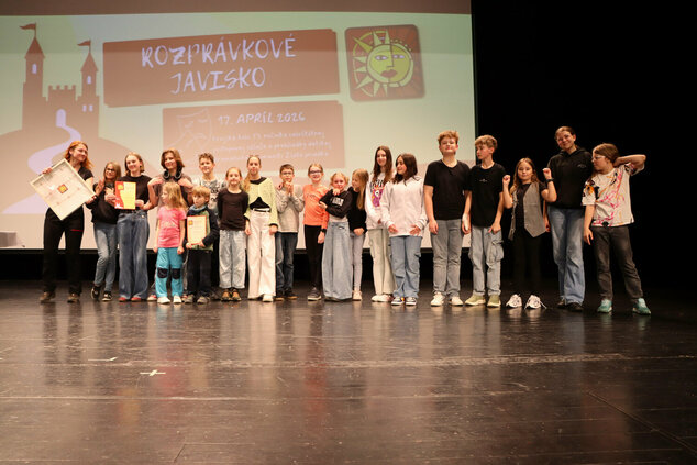 Rozprávkové javisko 2026 - výsledky krajského kola 53. ročníka celoštátnej postupovej súťaže a prehliadky detskej dramatickej tvorivosti - IMG_0745