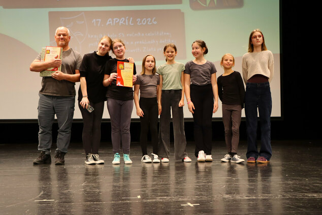 Rozprávkové javisko 2026 - výsledky krajského kola 53. ročníka celoštátnej postupovej súťaže a prehliadky detskej dramatickej tvorivosti - IMG_0749