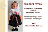 Kroj z Červeného Kameňa na výstave POKLADY Z POVALY