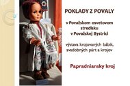 Papradniansky kroj na výstave POKLADY Z POVALY