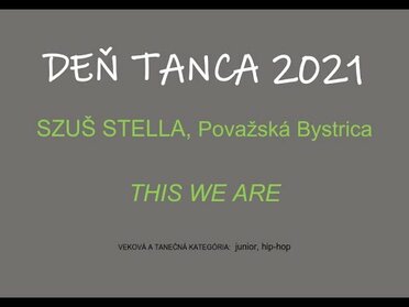 Deň tanca - kategória JUNIOR