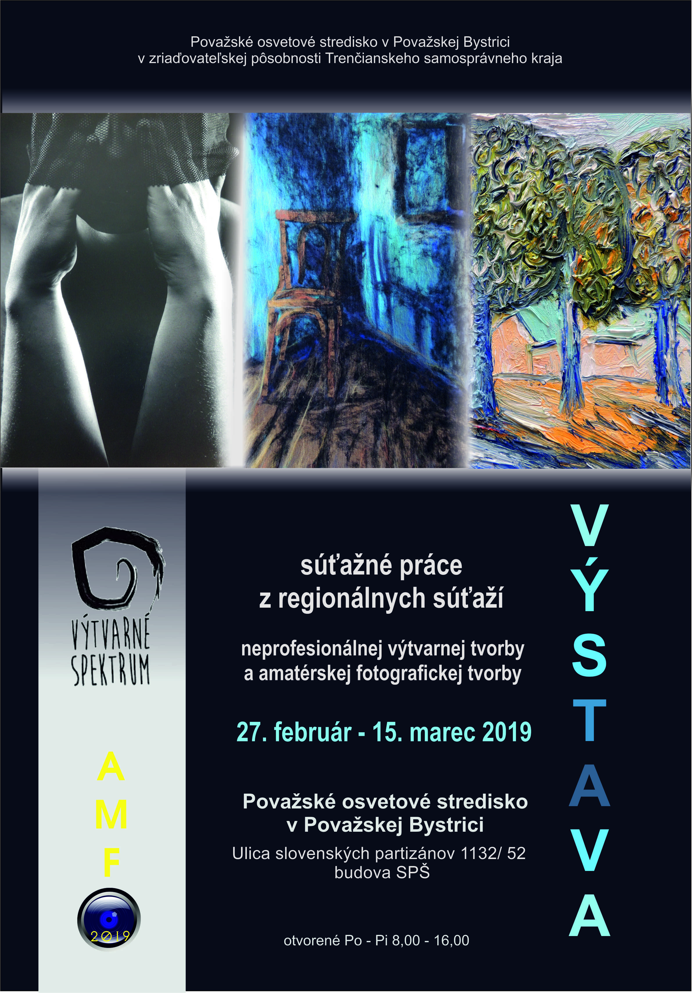 Amfo, Výtvarné spektrum 2019 - plagát