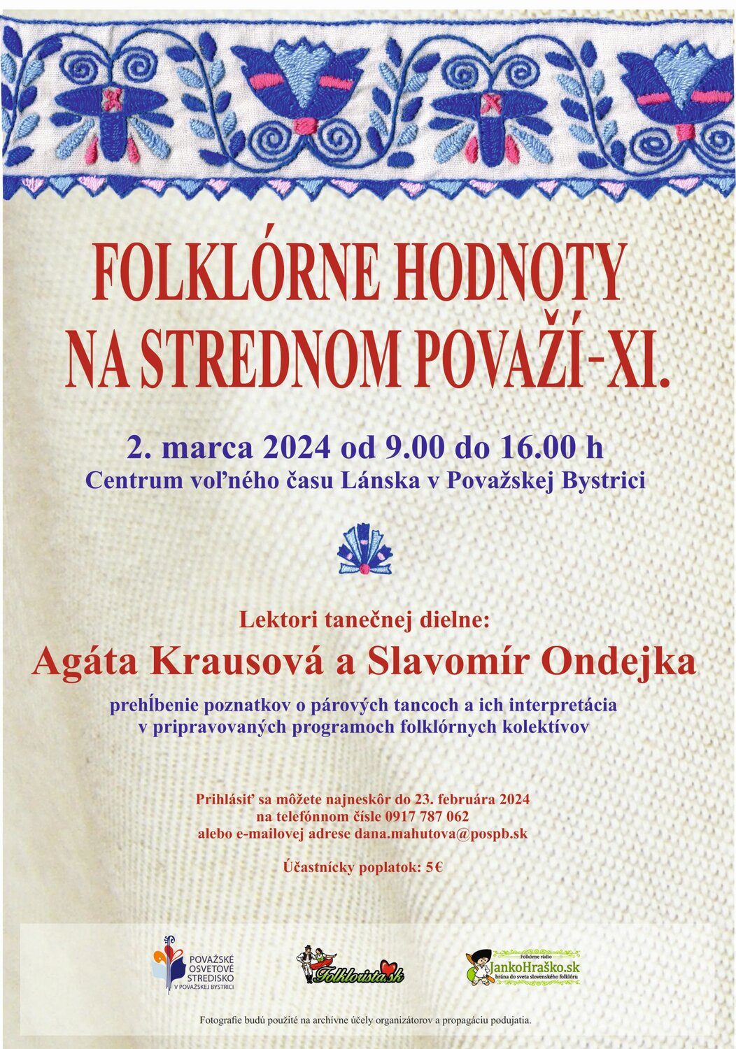 Vansovej Lomnička plagát